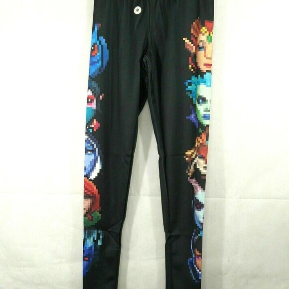 WeLoveFine Dota 2 Hero Pixel Digital Totem Legging Size L Cosplay Comicon Gaming - Picture 3 of 6